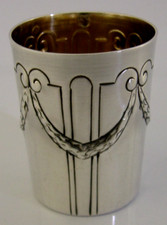 Usado, COPO TOT SHOT FRANCÊS SÓLIDO PRATA ESTERLINA c1910 BARWARE comprar usado  Enviando para Brazil