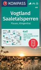 Kompass wanderkarte 805 gebraucht kaufen  Königsbrück