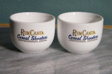 Conjunto de 2 Rum Chata Rum Licor Álcool Exclusivo Tigela de Cereais Shot Shooter Copo comprar usado  Enviando para Brazil