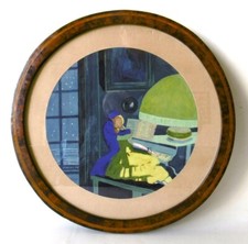 Gouache tondo scene d'occasion  Blois
