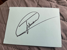 Unknown autograph paper for sale  SUNDERLAND