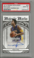 Usado, 2014 Panini Excalibur Rick Fox Majestic Marks Signature PSA 10 comprar usado  Enviando para Brazil