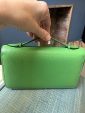 Smythson wallet. green for sale  WARWICK