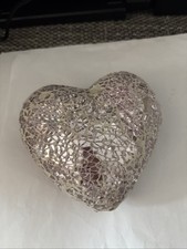 Deko herz silber gebraucht kaufen  Herrnhut