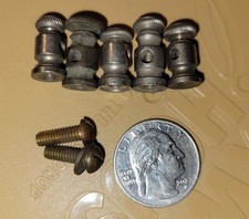 Usado, Conjunto de 5 peças de conectores de postes terminais tipo parafuso latão rádio cristal antigo usado comprar usado Usado, Conjunto de 5 peças de conectores de postes terminais tipo parafuso latão rádio cristal antigo usado comprar usado  Enviando para Brazil