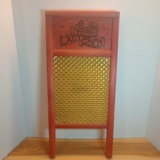 Usado, Armário de tábua de lavar vintage ouro rendado por Columbus Wash Board Co. placa dourada  comprar usado Usado, Armário de tábua de lavar vintage ouro rendado por Columbus Wash Board Co. placa dourada  comprar usado  Enviando para Brazil