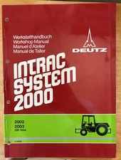 Deutz werkstatthandbuch intrac gebraucht kaufen  Zwickau