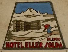 SOLDA BOLZANO HOTEL ELLER M.1500 BOZZETTO CARTACEO DISTINTIVO REGNO D’ITALIA comprar usado  Enviando para Brazil