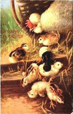 Postcard happy easter d'occasion  Expédié en Belgium