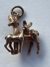 9ct gold deer for sale  BRISTOL