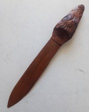 Tagliacarte etnico legno usato  Ascea