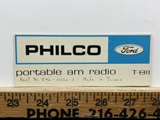 Usado, Rádio AM portátil Philco Ford década de 1960 T-811 caixa superior vintage comprar usado  Enviando para Brazil