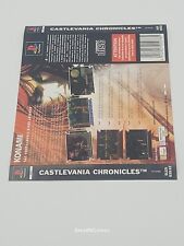 Castlevania chronicles backcov gebraucht kaufen  Bielefeld