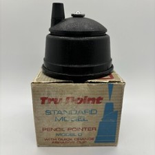 Apontador de ponta de lápis vintage Tru Point modelo padrão D preto comprar usado  Enviando para Brazil