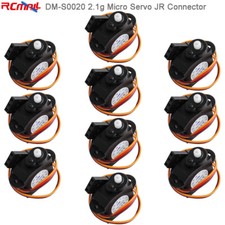 Usado, Servo motor 10 peças DM-S0020 2.1g micro controle remoto sem núcleo 180 graus 3 pinos plugue JR 3.7V-5V comprar usado  Enviando para Brazil