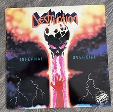 RARE Destruction Infernal Overkill Heavy Metal vinyl lp record Metal Blade comprar usado  Enviando para Brazil