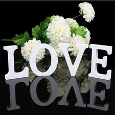 26 letras números nome enfeite de madeira Natal casa casamento madeira branca Deco Z comprar usado  Enviando para Brazil