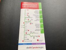 Greater anglia timetable for sale  CHELMSFORD