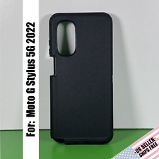Capa projetada para MOTO G STYLUS 5G 2022: preta robusta | camada dupla | filme de tela comprar usado  Enviando para Brazil