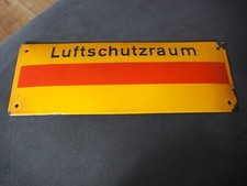Emaille blechschild luftschutz gebraucht kaufen  Fellbach