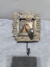 Gancho rústico cabeça de cavalo decoração fazenda 6" x 4" (A154), usado comprar usado  Enviando para Brazil