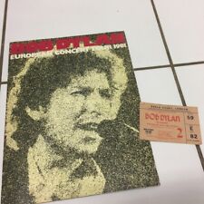 Bob dylan european for sale  DUNBLANE