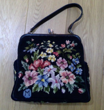 Vintage black tapestry for sale  SUDBURY