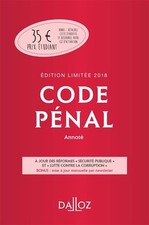Code penal 2018 d'occasion  France