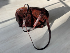 Handtasche kroko 36x27 gebraucht kaufen  Halstenbek
