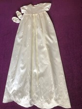 Ivory christening gown for sale  DALKEITH