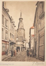 Antique european etching d'occasion  Expédié en Belgium