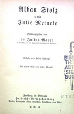 Alban stolz julie gebraucht kaufen  Koblenz