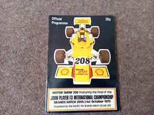 brands hatch programme for sale  MATLOCK