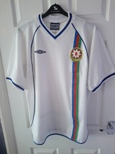 Azerbejdżan rzadka koszulka piłkarska koszulka piłkarska Umbro 2003 xl biała na sprzedaż  Wysyłka do Poland