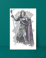 Skeletor watercolor painting for sale  Costa Mesa