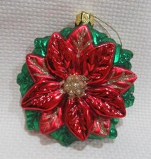 Glass red poinsettia for sale  Sherwood
