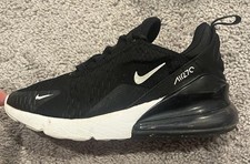 Tênis de corrida Nike Air Max 270 infantil tamanho 4,5Y preto branco 943345-001 comprar usado  Enviando para Brazil