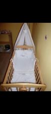 Wooden swinging crib for sale  YORK