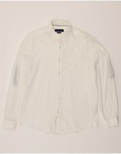 Camisa masculina ZARA ajuste relaxado grande algodão branco BD06 comprar usado  Enviando para Brazil