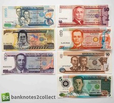 FILIPINAS: conjunto de 7 notas de Piso das Filipinas. comprar usado  Enviando para Brazil
