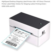 Impressora de Etiquetas Térmica TDL402 203DPI USB Bluetooth Adesivo de Código de Barras de Alta Velocidade Nova, usado comprar usado  Enviando para Brazil