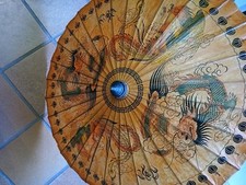 Ombrello orientale vintage usato  Salerno