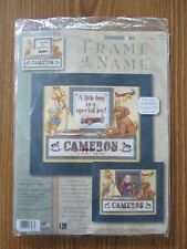 Usado, Kit de ponto cruz Dimensions Frame A Name Baby Boy Birth Record Tommys Toys 6985 comprar usado  Enviando para Brazil