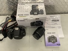 Usado, Câmera DSLR Canon EOS 550D + Lente de Zoom EF-S 18-55mm – Vídeo Full HD de 18MP comprar usado  Enviando para Brazil
