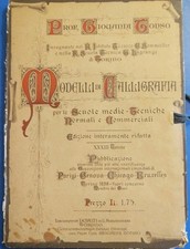 1898 modelli calligrafia usato  Solopaca