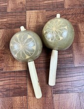 Maracas/Maracón Gaitero. Instrumento Típico Colombiano Para Tocar Música Típica. comprar usado  Enviando para Brazil