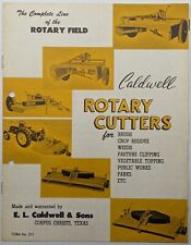 Usado, Folheto de vendas original E.L. Caldwell gama de cortadores rotativos, c 1960 importado dos EUA comprar usado  Enviando para Brazil