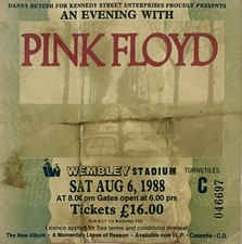 Pink floyd wembley for sale  GUILDFORD