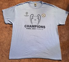 Camiseta Chelsea FC 2021 Champions League tamanho XL azul Porto futebol UEFA comprar usado  Enviando para Brazil
