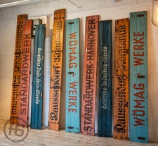 Schriftzug vintage deko gebraucht kaufen  Ahrensburg